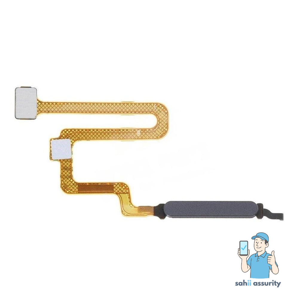 Fingerprint Sensor with Flex Cable for Xiaomi Poco X4 Pro 5G Black thumbnail
